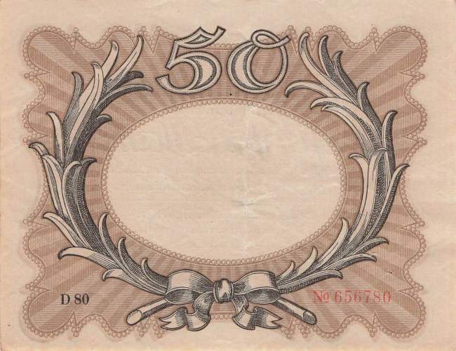50 Mark 1918 D